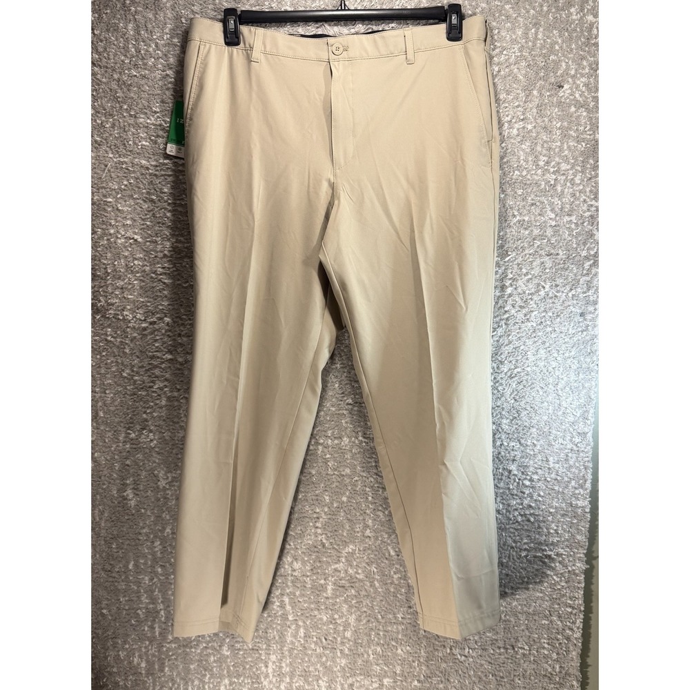 Izod Golf Swingflex Performance Pants Men 40 Chino Preppy UPF 50+ Cool NWT